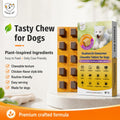 Cassiel Dog Wellness Chews — Herbal Blend for Digestion, Skin & Coat, Chicken Flavor