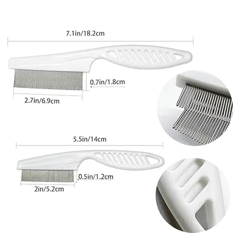 Boutique: Fine-Tooth Grooming Comb Duo for Small Dogs 2 pack